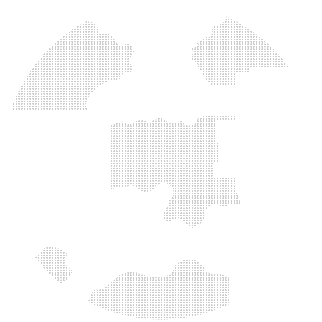 Eine Gebietskarte von einem Mond mit verschiedenen Ländern