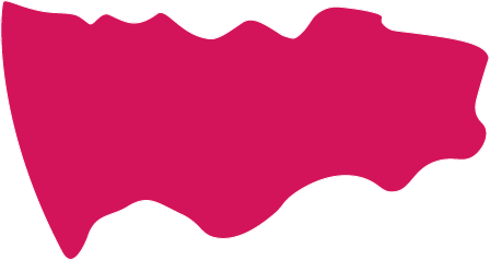 Ein Umriss von einem rosa Land